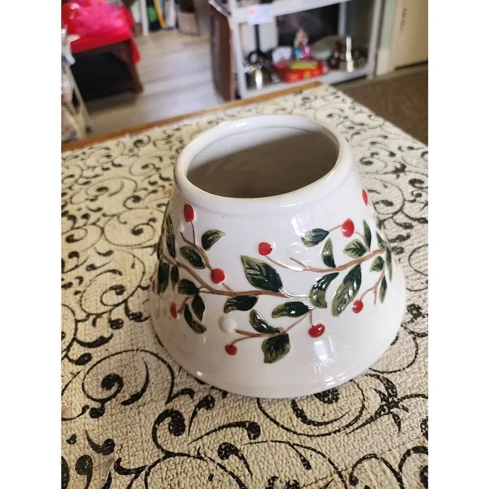 Holly Ceramic Candle Lamp Shade